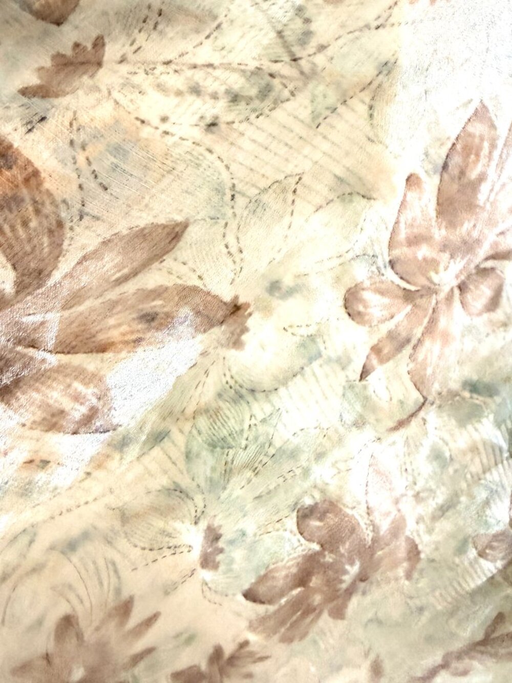 Henna 100% Silk Wrap Skirt In Royal Blue, Golden Yellow White and Gray-One Size - Picture 4 of 14